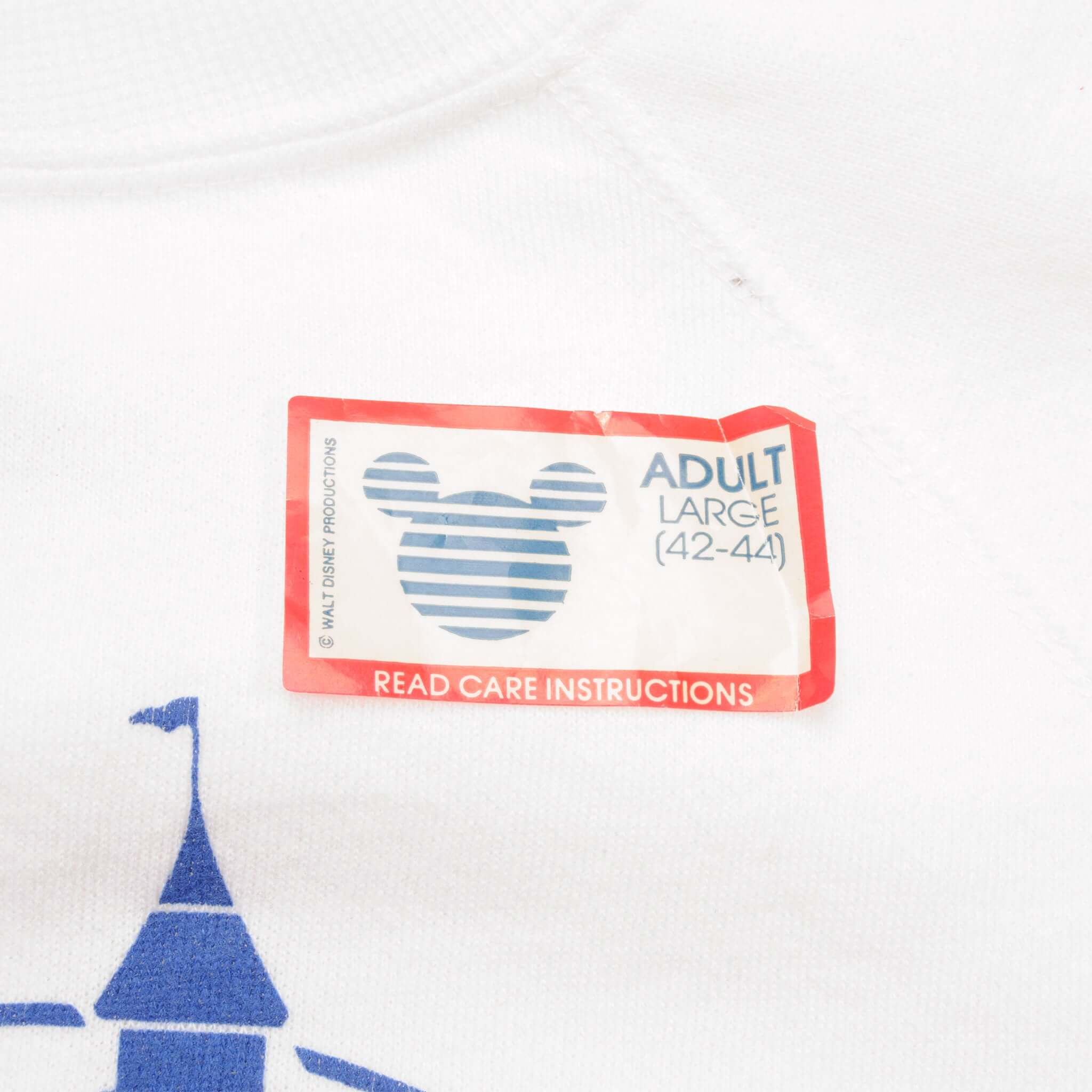 VINTAGE DISNEYLAND 30TH YEAR SWEATSHIRT 1985 SIZE LARGE MADE IN USA DEADSTOCK