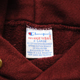 VINTAGE CHAMPION REVERSE WEAVE FORDHAM UNIVERSITY HOODIE SWEATSHIRT EARLY 1990S SIZE XL MADE IN USA