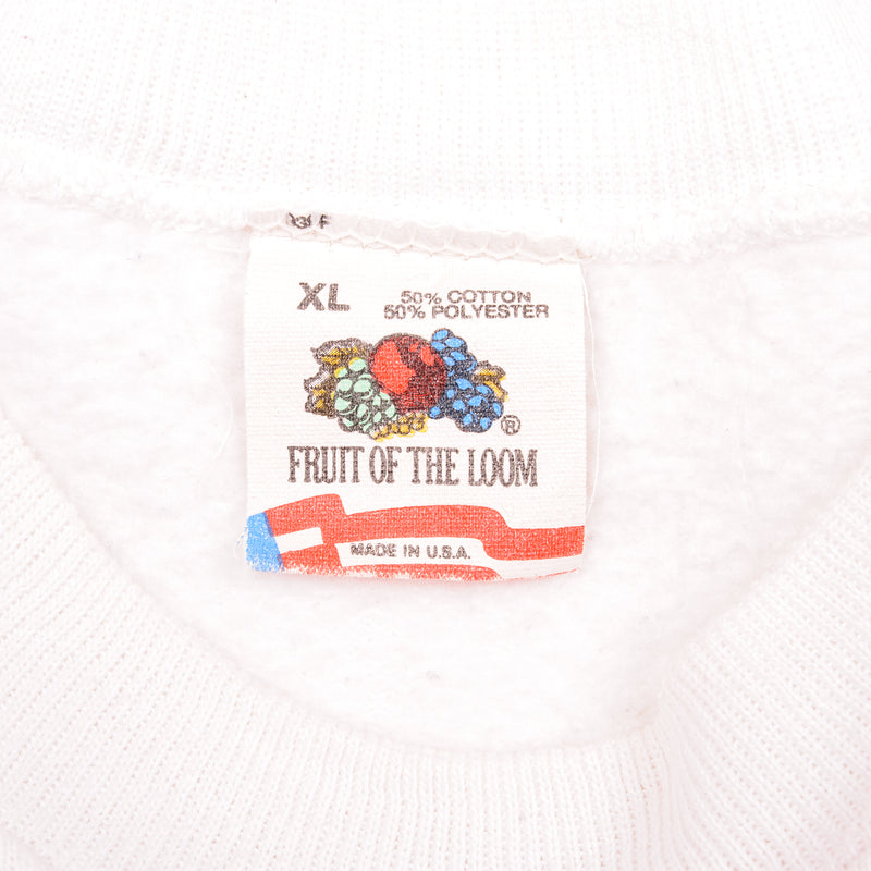 Vintage Label Tag Fruit of the Loom 1989 80s 1980s