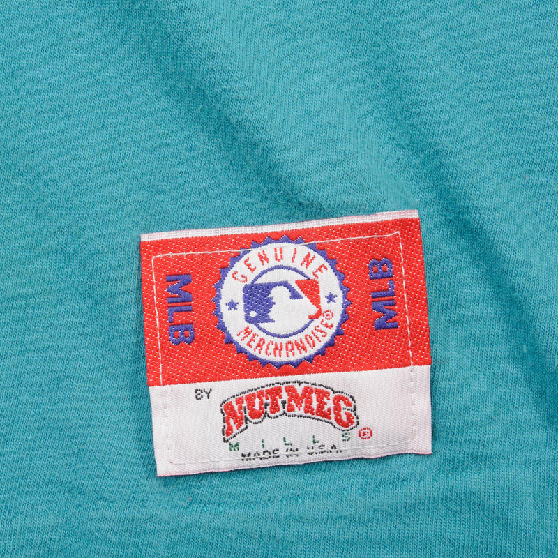 VINTAGE MLB FLORIDA MARLINS TEE SHIRT 1990S SIZE LARGE MADE IN USA