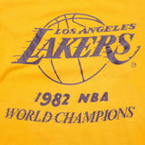 VINTAGE NBA LOS ANGELES LAKERS TEE SHIRT 1982 SIZE MEDIUM MADE IN USA