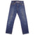 Beautiful Indigo Levis 501 Jeans 1988-1993 Made in USA with a dark blue wash and a nice contrast of dark and medium blue.  Size on Tag X  ACTUAL SIZE 30X29  Back Button #546