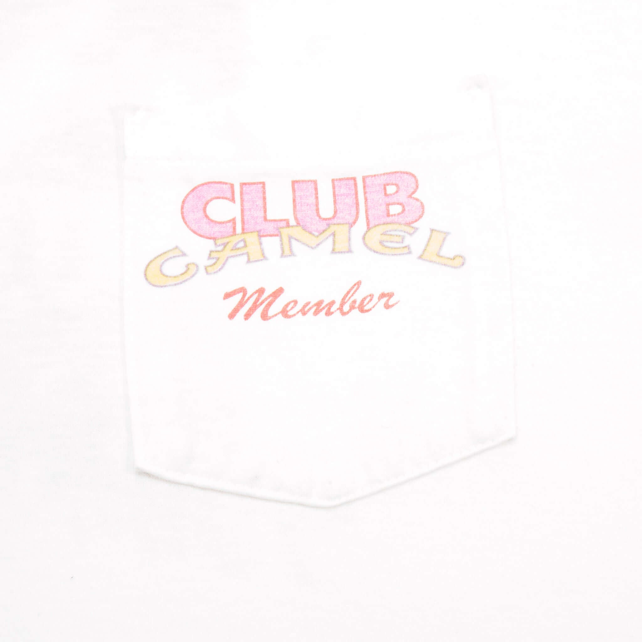 VINTAGE CLUB CAMEL TEE SHIRT 1991 SIZE LARGE MADE IN USA