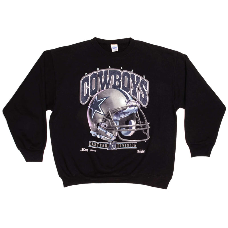 Vintage NFL Dallas Cowboys Eastern Division Salem Sportswear Sweatshirt 1991 Size XLarge Made In USA.