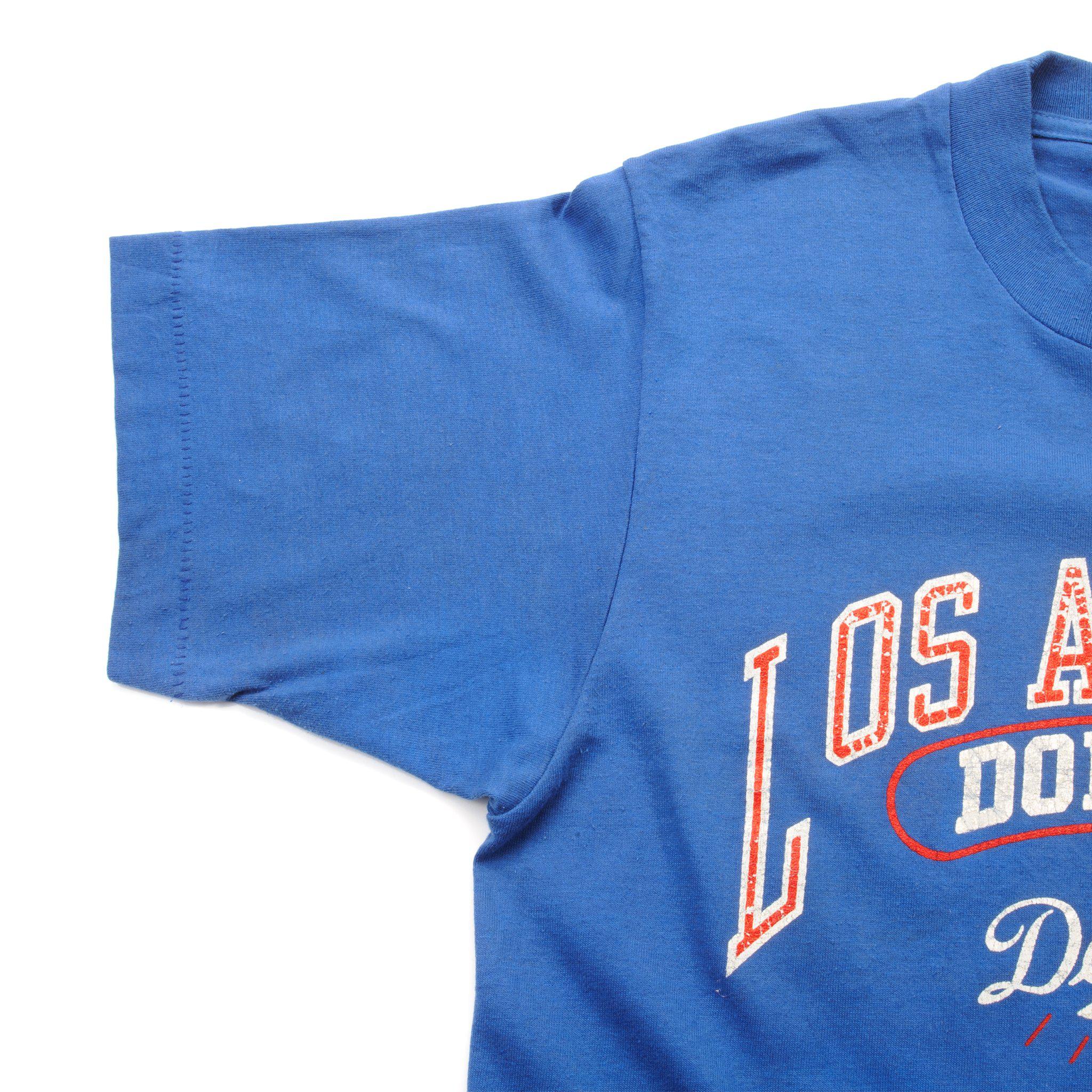 Vintage Dodgers Baseball Shirt Jersey Youth Tee Top USA