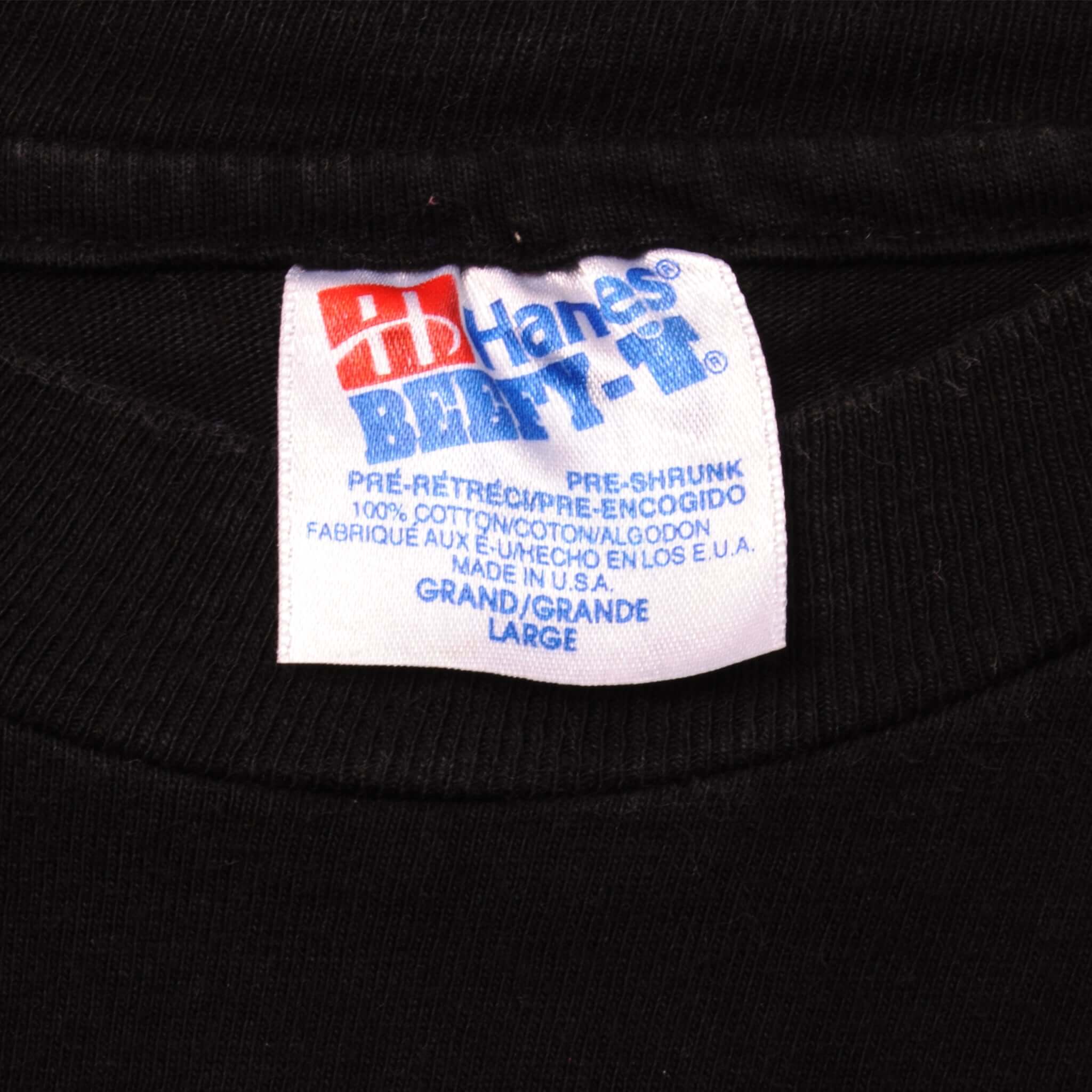 Vintage Label Tag Hanes 1994 90s 1990s