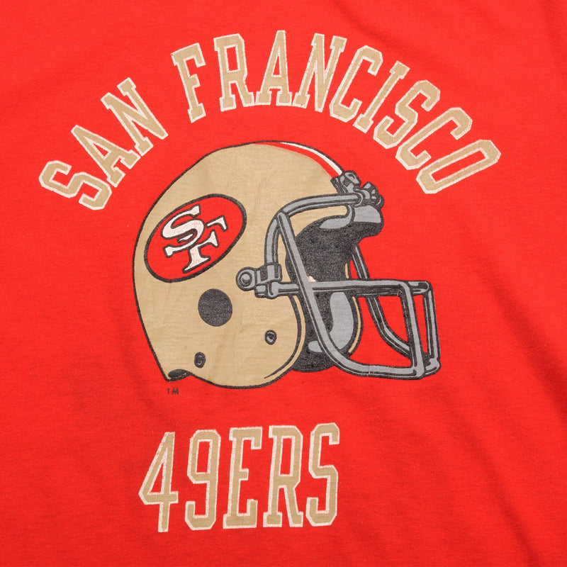 VINTAGE CHAMPION NFL SAN FRANCISCO 49ERS TEE SHIRT 1980S SMALL MADE IN USA