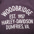 Vintage Champion Harley Davidson Woodbridge Dumfries, VA Tee Shirt 1970'S Size Medium. Made In USA.