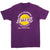 Vintage NBA Los Angeles Lakers World Champions Back To Back 87' 88' Tee Shirt 1988 Size Medium With Single Stitch Sleeves.
