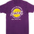 Vintage NBA Los Angeles Lakers World Champions Back To Back 87' 88' Tee Shirt 1988 Size Medium With Single Stitch Sleeves.
