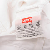 Beautiful White Levis 501 Jeans 1993 Made in USA.  Size on Tag 30X32  Back Button #524