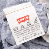 Beautiful Indigo Levis 501 Jeans 1990's Made in USA.  Size on Tag 30X32 Back Button #913