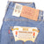 Beautiful Blue Levis 501 Jeans 1994  Size on Tag 30X30  Back Button #553