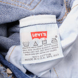 Beautiful Blue Levis 501 Jeans 2002   Size on Tag 30X32  Back Button #647