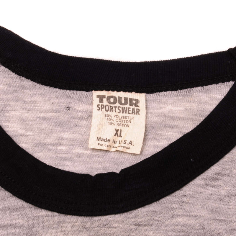 Vintage Label Tag Tour Sportswear 1984 80s 1980s
