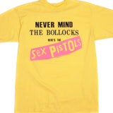 Vintage Never Mind The Bollocks Here's The Sex Pistols Hanes Tee Shirt Size Medium Made In USA With Single Stitch Sleeves.