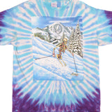 Vintage Tie-Dye The Grateful Dead NFA Not Fade Away Graphics Inc. Tee Shirt 1991 Size XL Made In USA With Single Stitch Sleeves.