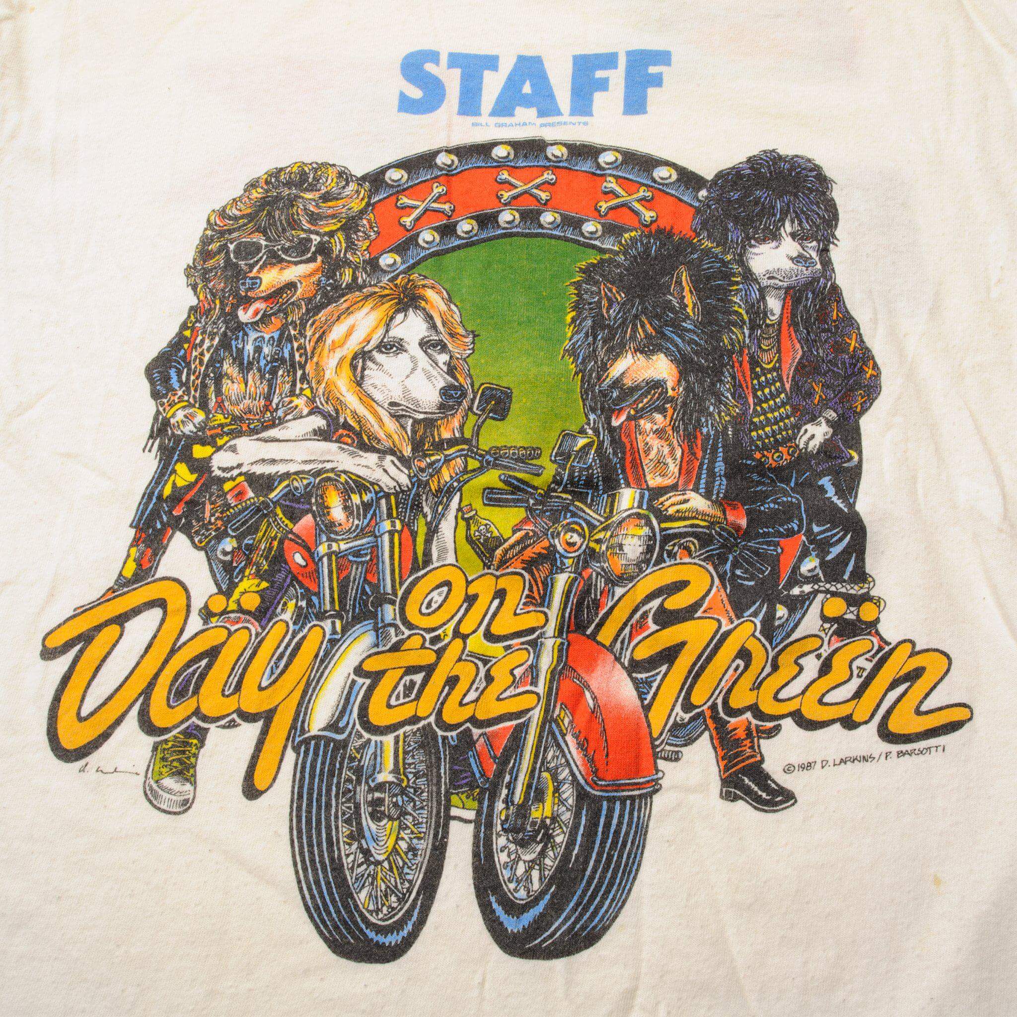 VINTAGE DAY ON THE GREEN FESTIVAL TEE SHIRT 1987 SIZE LARGE MADE IN USA