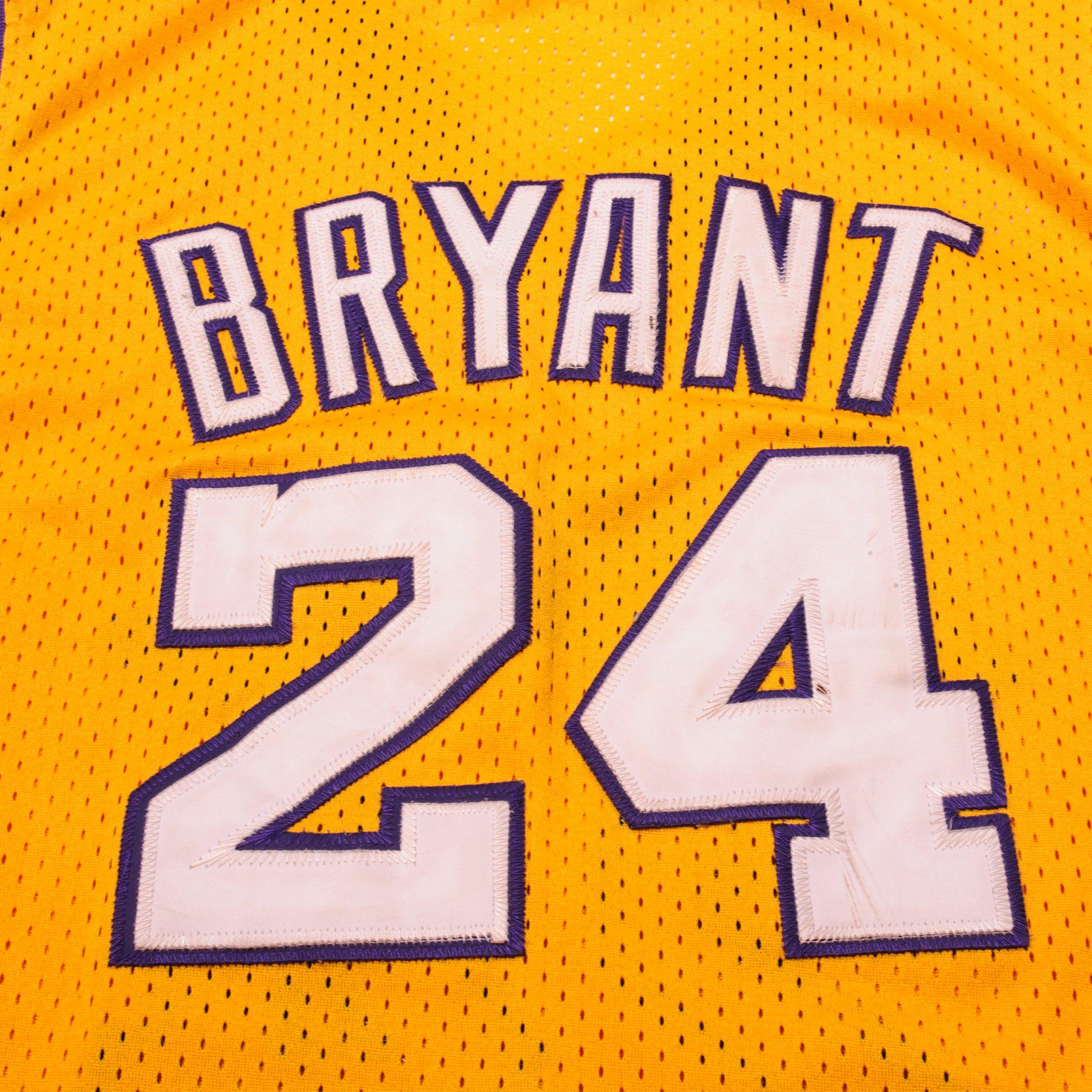 Kobe Bryant The Finals Adidas Authentic Jersey size 48 purple gold