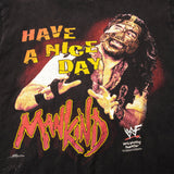 VINTAGE WWF MANKIND TEE SHIRT 1999 SIZE SMALL
