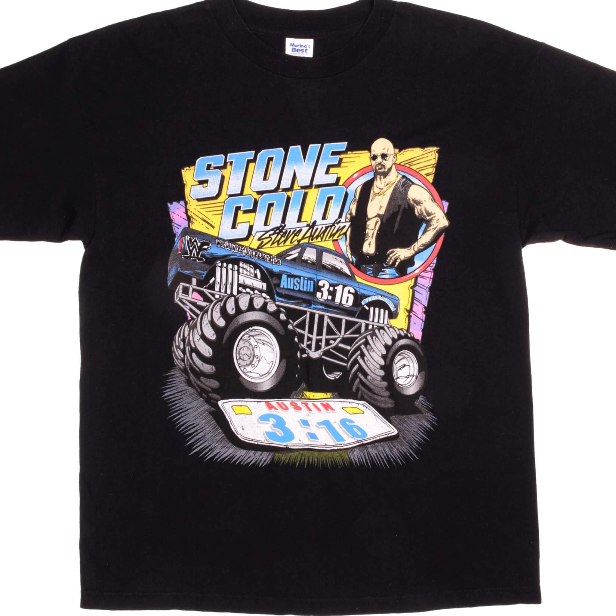 Vintage World Wrestling Federation Stone Cold Steve Austin 3:16 Murina's Best Tee Shirt Size XLarge Made in USA.