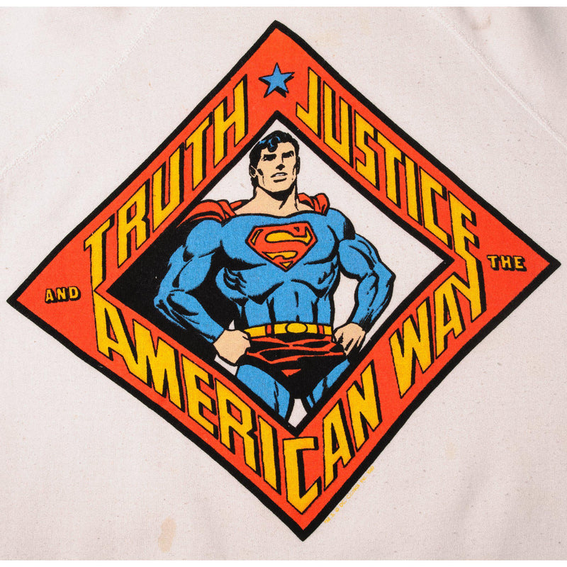 VINTAGE SUPERMAN SWEATSHIRT 1987 SIZE LARGE MADE IN USA
