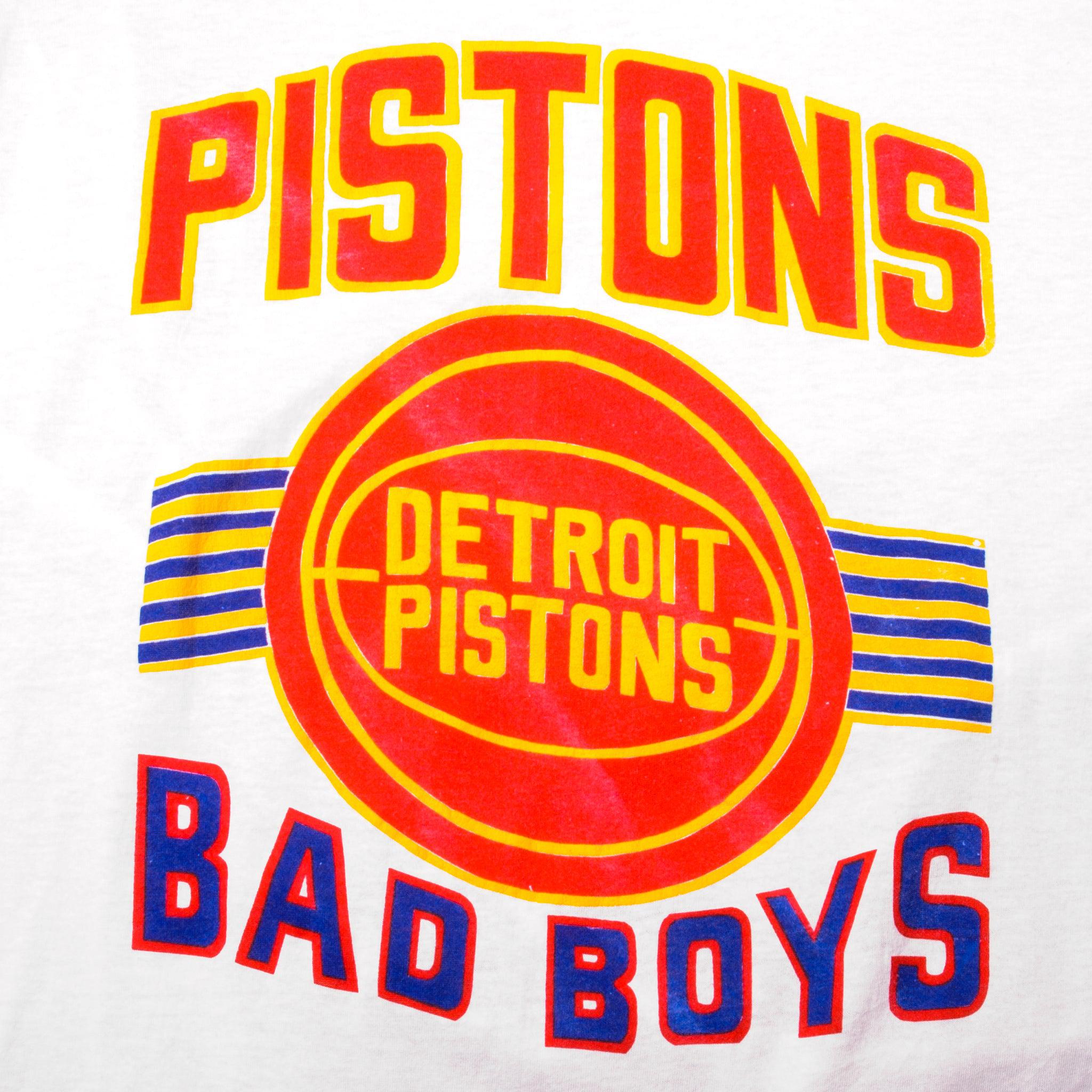 80's Detroit Pistons NBA Signatures T Shirt Size Large – Rare VNTG