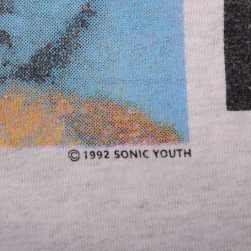 Vintage Sonic Youth Dirty Tee Shirt 1992 Size XXLarge. single stitch.