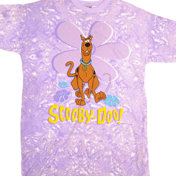 Vintage Scooby Doo with flower Cartoon Network Scooby-Doo ! Wear R.U ? Tee Shirt 1998 Size 2XLarge.