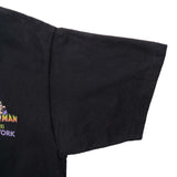 Vintage Maui and Sons World Sharkman Attacks New York Tee Shirt 1990 Size Medium Made In USA with single stitch sleeves.