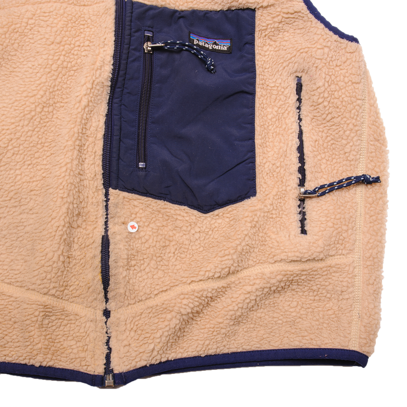 Vintage Patagonia Retro-X Fleece Vest Jacket 1990s Size Medium Made In USA.
