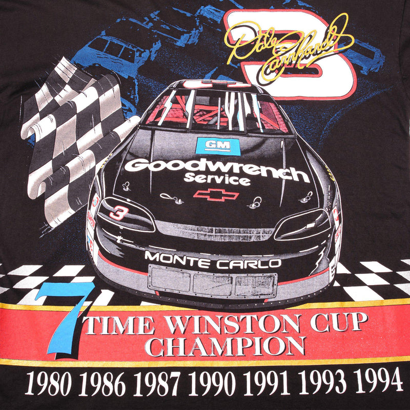 VINTAGE NASCAR DALE EARNHARDT TEE SHIRT 1995 SIZE XL MADE IN USA