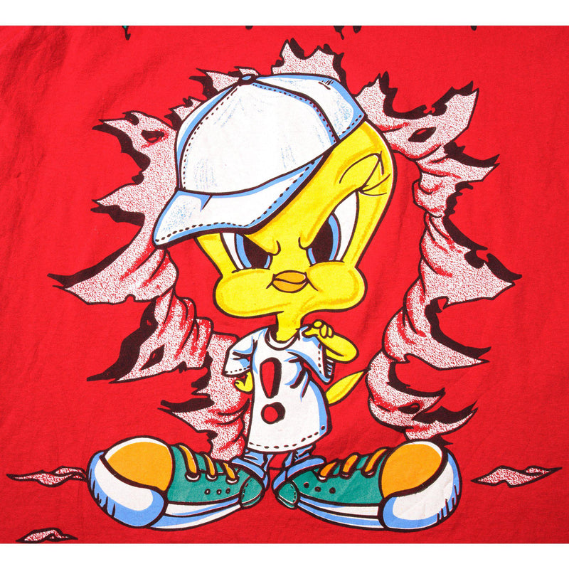VINTAGE LOONEY TUNES TWEETY TEE SHIRT 1996 SIZE XL MADE IN USA
