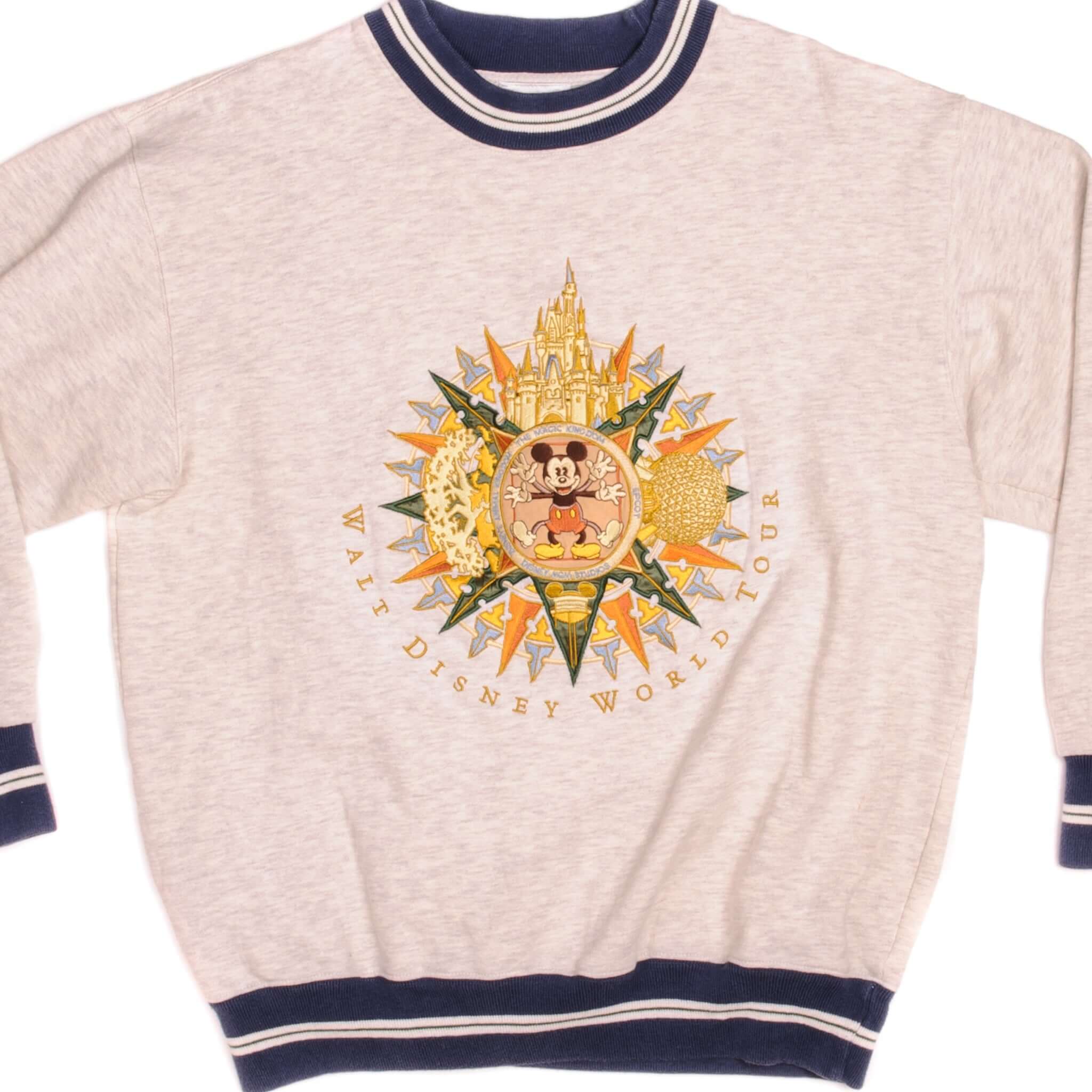 VINTAGE WALT DISNEY WORLD TOUR SWEATSHIRT SIZE MEDIUM – Vintage