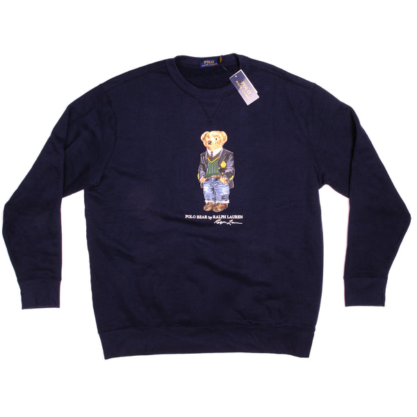 Vintage Ralph Lauren Polo Bear Sweatshirt Size XLarge Dead-Stock With Tag. 