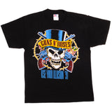 Vintage Guns And Roses Use Your Illusion Tour '91 Hanes Tee Shirt Size Large with single stitch sleeves.