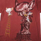 VINTAGE PINKY AND THE BRAIN TEE SHIRT 1995 SIZE SIZE LARGE