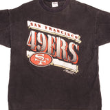 Vintage NFL San Francisco 49ERS Starter Tee Shirt 1990 Size Large Made In USA With Single Stitch Sleeves.