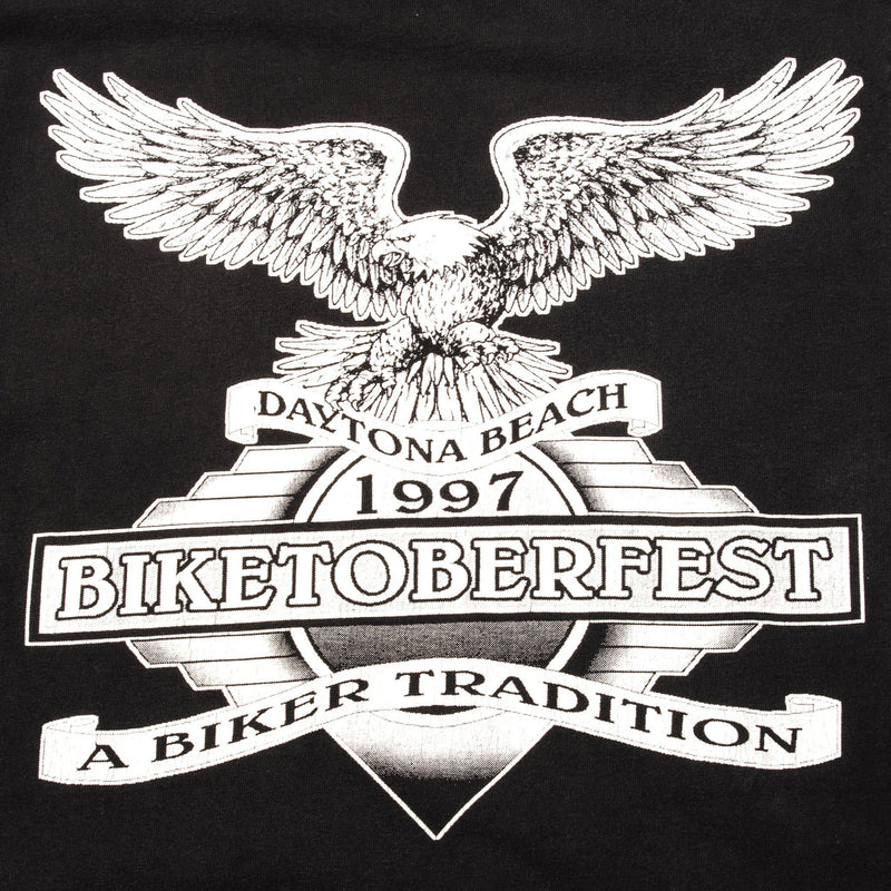 VINTAGE BIKETOBERFEST TEE SHIRT 1997 SIZE SMALL MADE IN USA