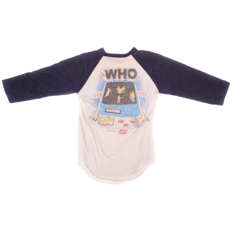 Vintage The Who American Tour The Knits Tee Shirt 1993 size Medium Made in USA with single stitch sleeves.