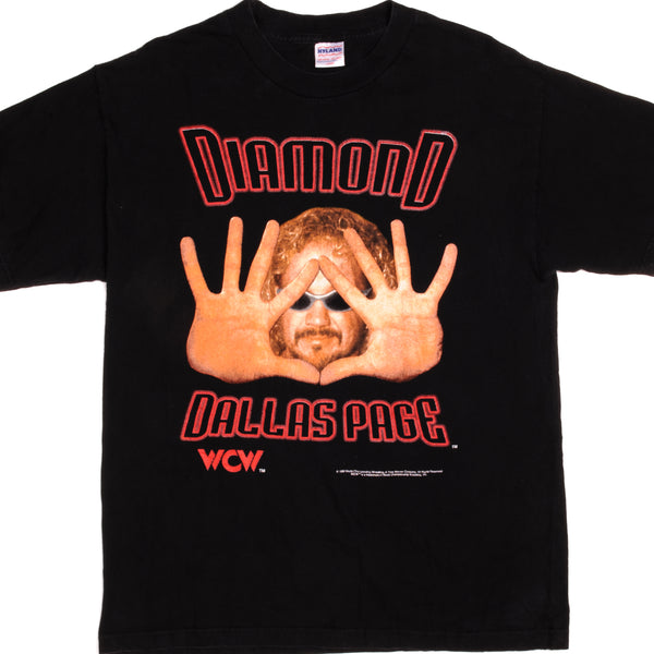 Vintage World Championship Wrestling Diamond Dallas Page Hyland Tee Shirt 1998 Size Large.