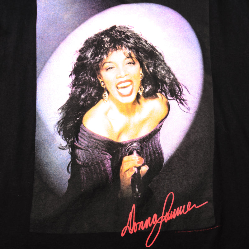 VINTAGE DONNA SUMMER ENDLESS SUMMER TOUR TEE SHIRT 1995 SIZE LARGE MADE IN USA