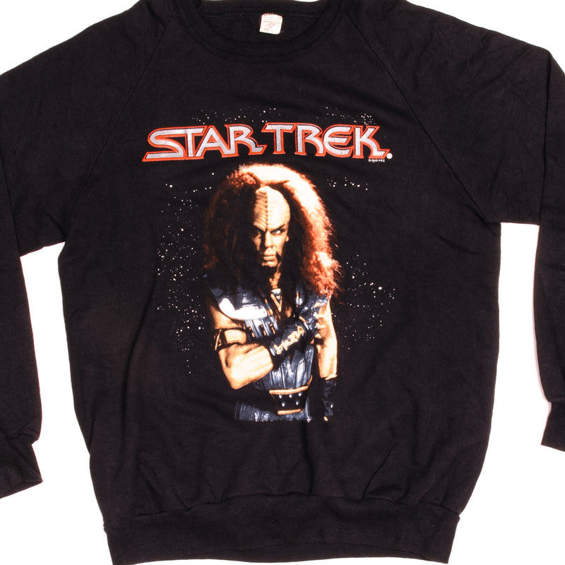 Vintage Star Trek Keep On Trekking Sweatshirt 1989 Size Large Made in USA.