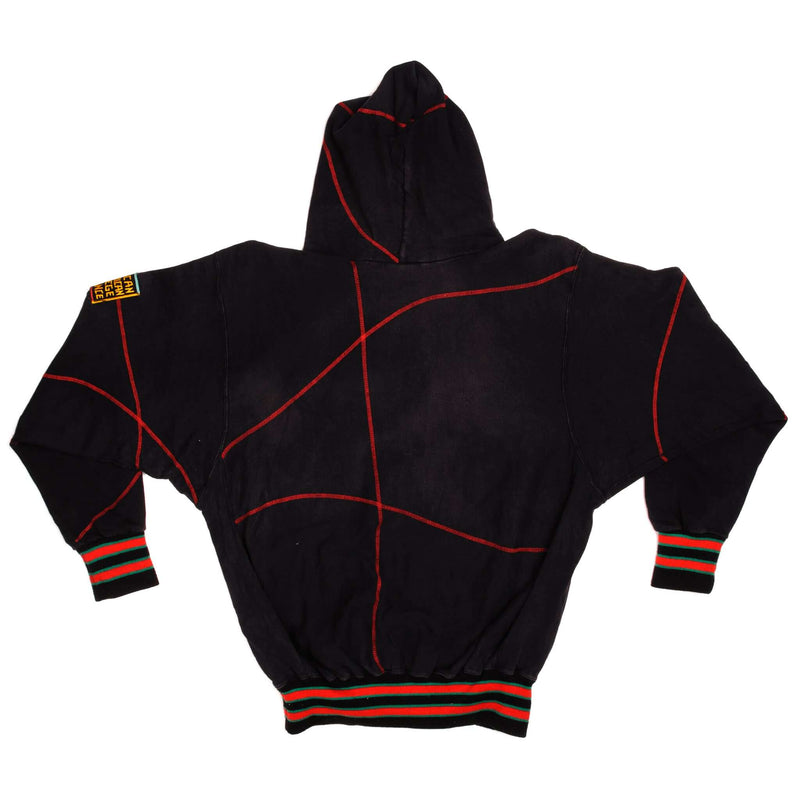 VINTAGE AACA MALCOLM X COLLEGE HOODIE SWEATSHIRT SIZE 2XL MADE IN