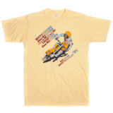 Vintage Motocross des Nations & Trophee Des Nations Sportswear Tee Shirt 1981 Size Medium Made In USA with single stitch sleeves.