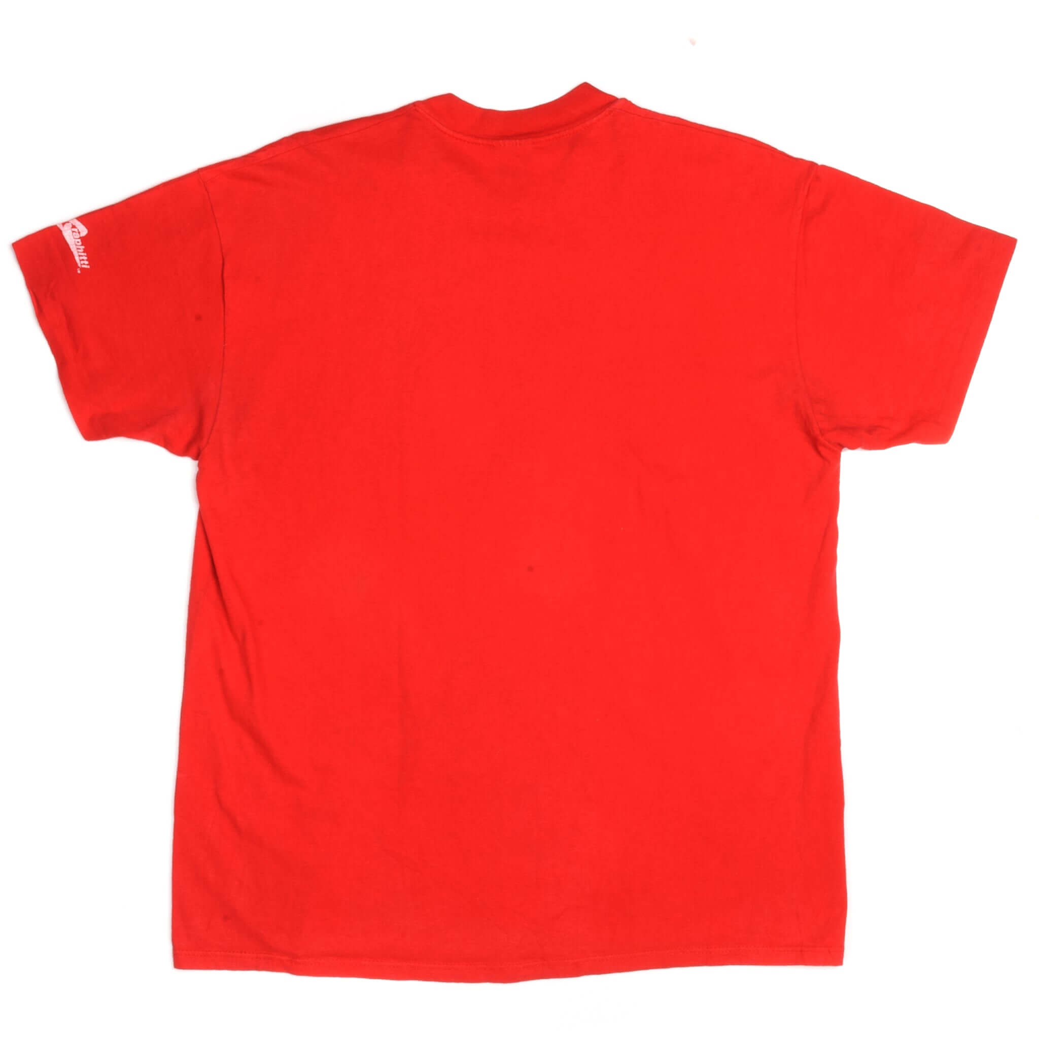 Vintage The Flash DC Comics Stedman Super Hi-Cru Tee Shirt 1988 Size Large Made In USA with single stitch sleeves.