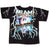 VINTAGE ALL OVER PRINT NFL MIAMI DOLPHINS THUNDER TEE SHIRT 1993 SIZE LARGE MADE IN USA.