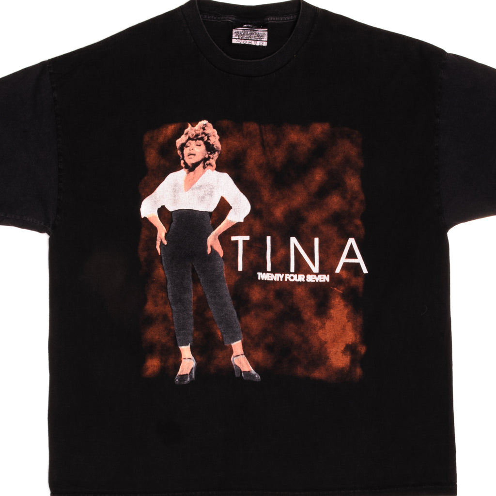 Vintage Tina Twenty Four Seven Tour Tee Shirt 1999 Size Large.