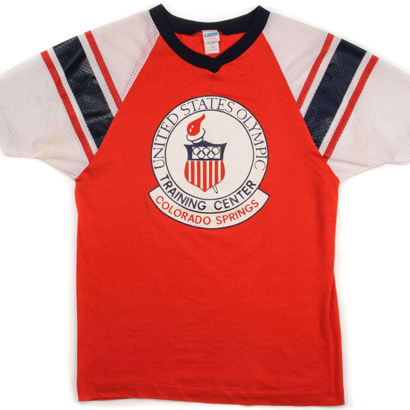 VINTAGE CHAMPION US OLYMPIC TRAINING CENTER CHAMPION TEE SHIRT 1970'S SIZE MEDIUM MADE IN USA