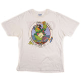 VINTAGE JIMMY BUFFETT AMERICAN TOUR CREW TEE SHIRT 1987 SIZE LARGE MADE IN USA